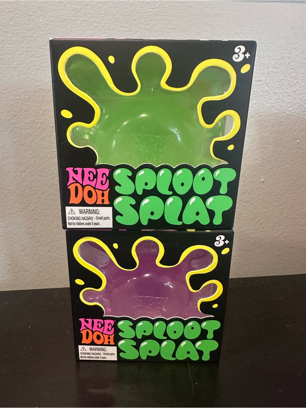 Nee Doh Sploot Splat Sensory Toy - Green & Purple